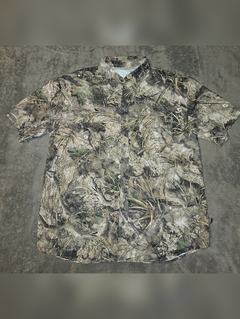 NOMAD - Men's Stretch-Lite Short Sleeve Shirt - Mossy Oak Migrate